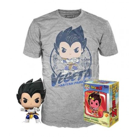 Dragon Ball Z POP! & Tee set and Vegeta T-Shirt 