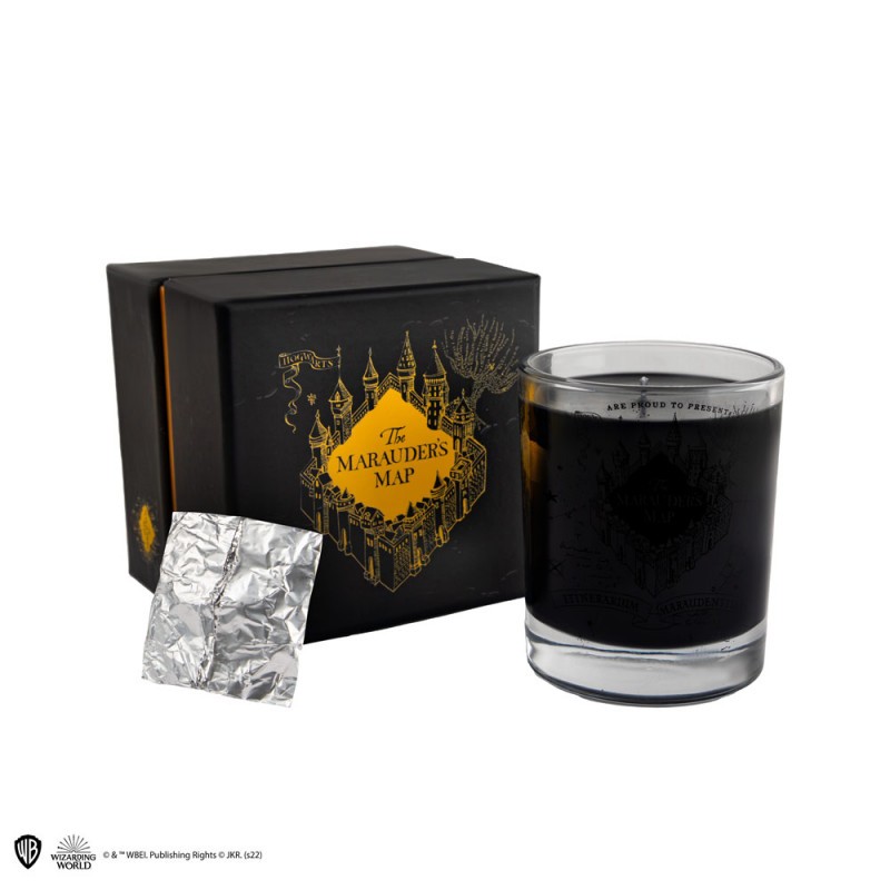Harry Potter Marauder's Map Candle with Necklace