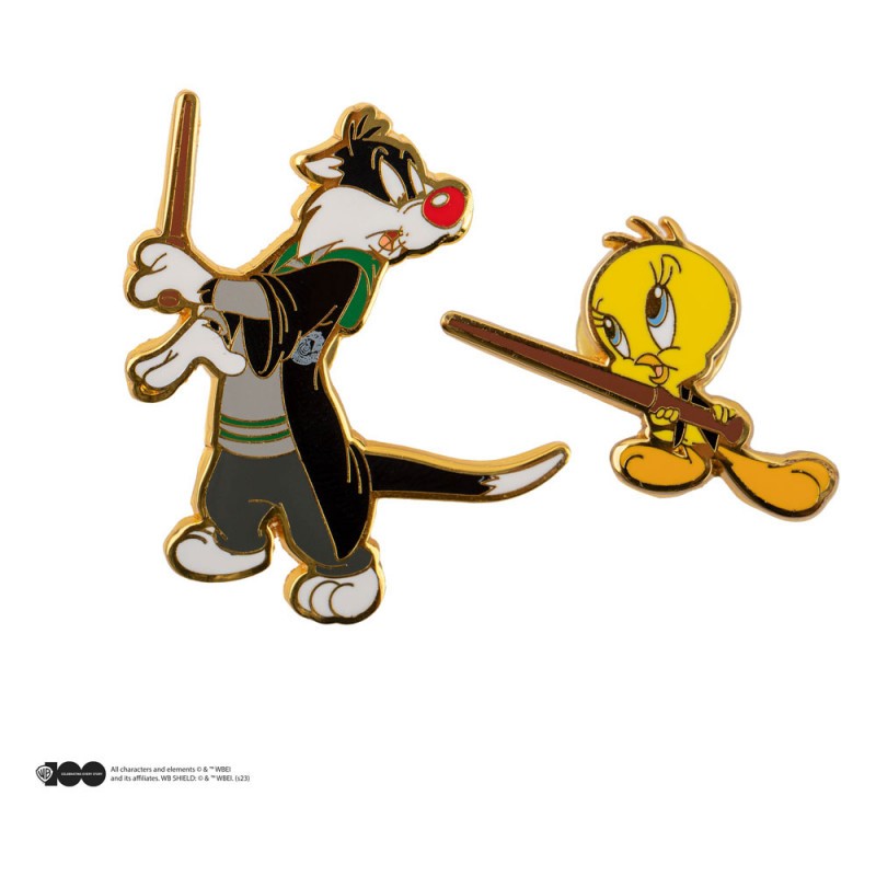 Looney Tunes pack 2 pins Tweety & Sylvester at Hogwarts 