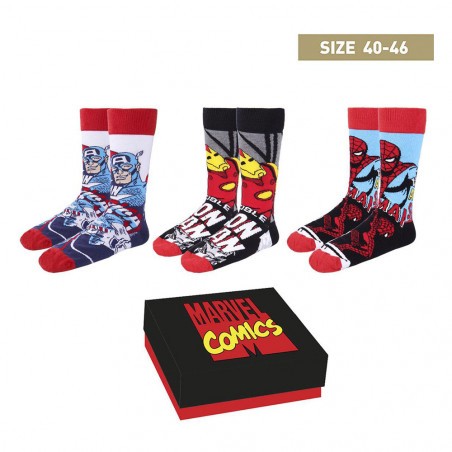 Marvel pack 3 pairs of Avengers socks 40-46 