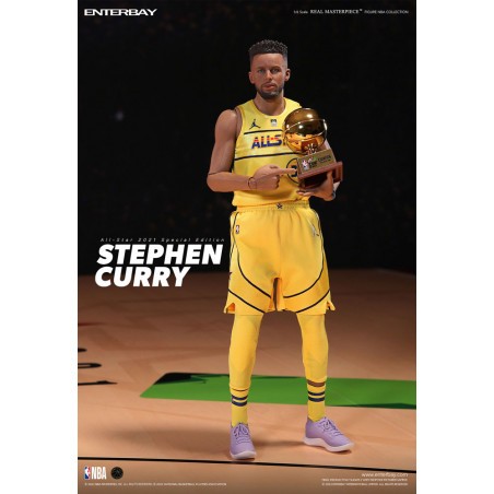 NBA Collection Real Masterpiece Stephen Curry All Star 2021 Special Edition 30cm Action figure