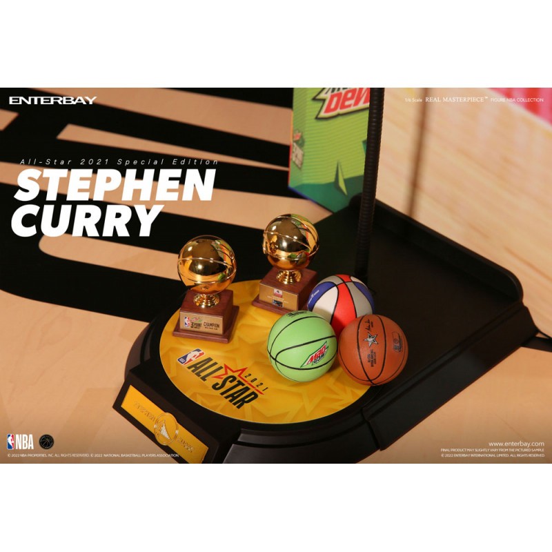 ENBARM-1095 NBA Collection Real Masterpiece Stephen Curry All Star 2021 Special Edition 30cm