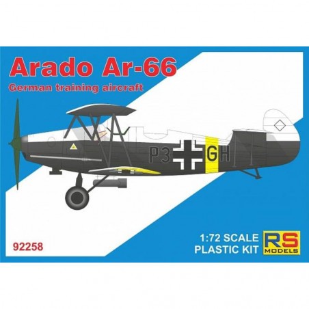RS MODELS: 1/72; Arado Ar-66C Model kit