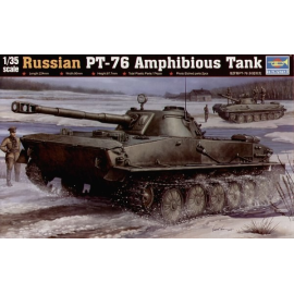 Russian PT-76 Light Amphibious Tank Model kit