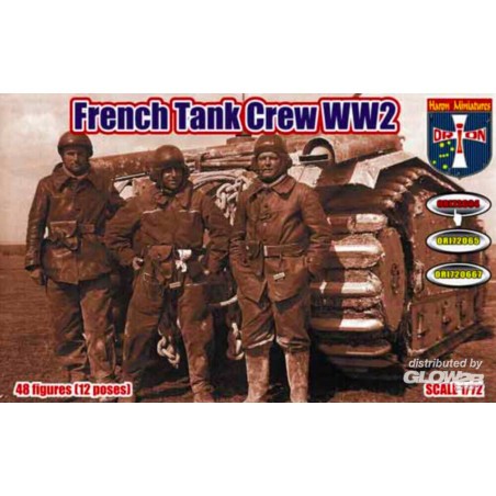 French Tank Crew WW2 Figures