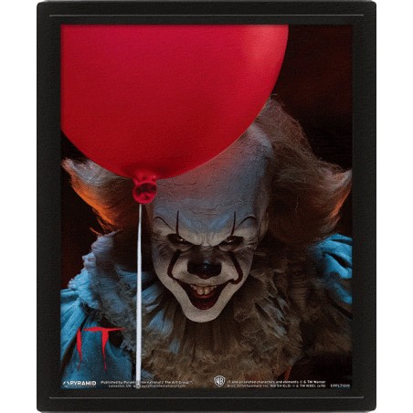 IT PENNYWISE EVIL POSTER 3D 