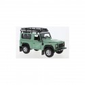 LAND ROVER DEFENDER WITH ROOF RACK LIGHT GREEN Die cast