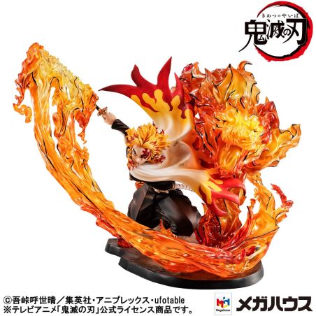 Demon Slayer Kyojuro GEM Precious Series Rengoku Flame Breathing Fifth Form:Flame Tiger 24cm Figurine