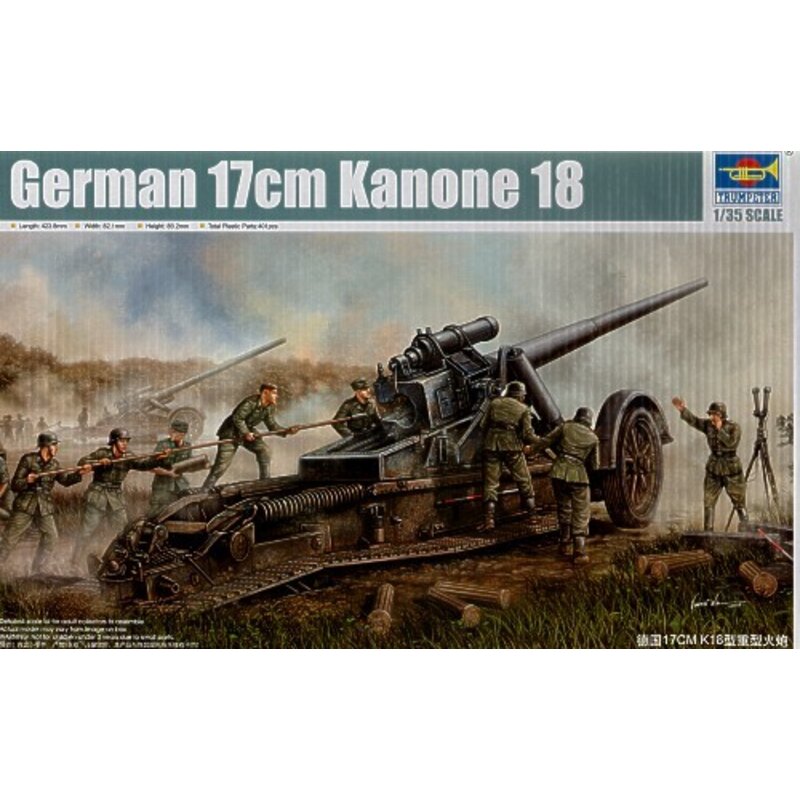 Trumpeter 02313 1/35 German 17cm Kanone 18