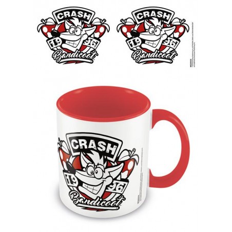 CRASH BANDICOOT - 1996 Emblem - 315ml Colored Inner Mug 
