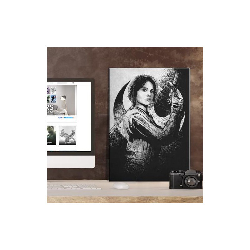 BM-157507 ROGUE ONE MORALITY - Magnetic Metal Poster 45x32 - Jyn