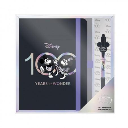 DISNEY 100 Years - Mickey & Minnie - Set Notebook A5 + Ballpoint Pen 