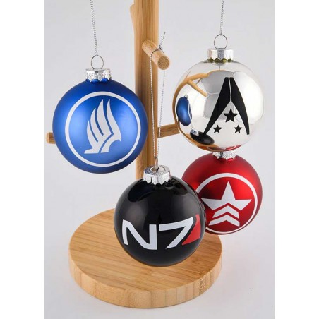 Mass Effect Glass Ball Ornament Set 12 cm 