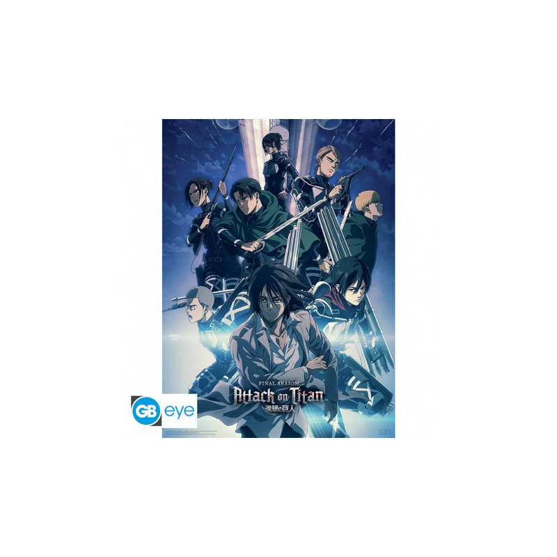 ATTACK ON TITAN - Poster "S4 Group" (52x38) 