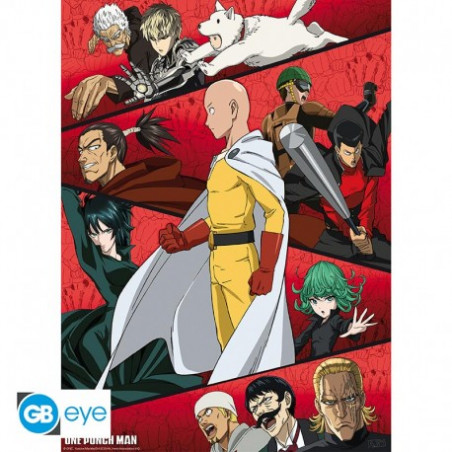 ONE PUNCH MAN - "Heroes Gathering" Poster (52x38) 