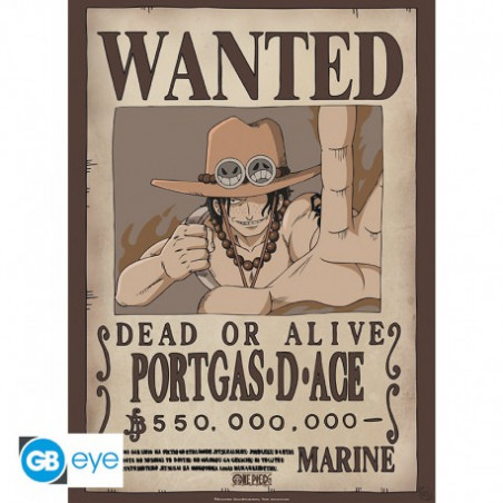ONE PIECE - “Wanted Ace” Poster (52x38) 