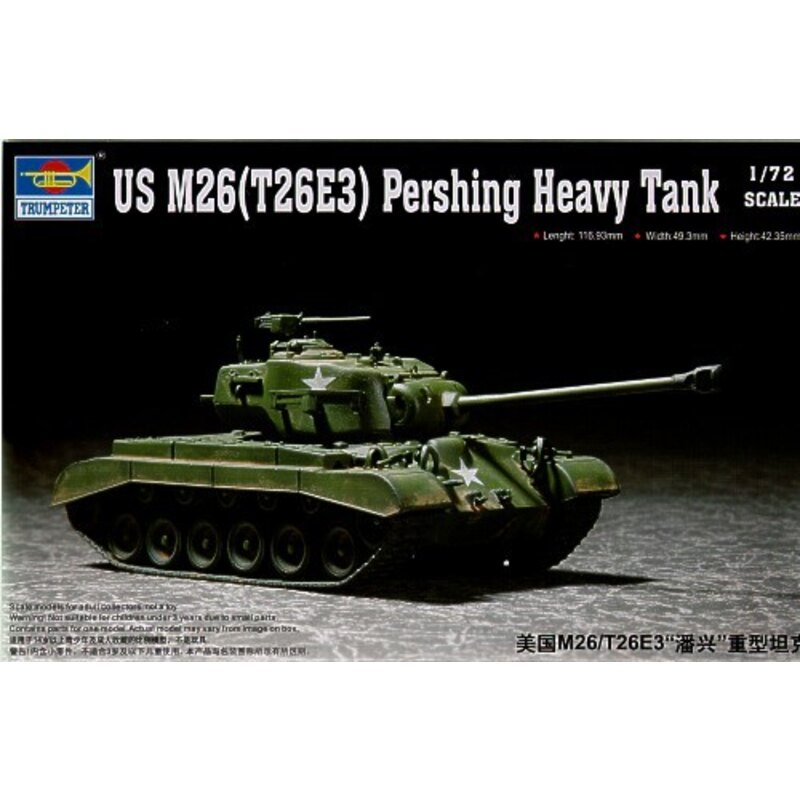 US M26 (T26E3) PERSHING Trumpeter
