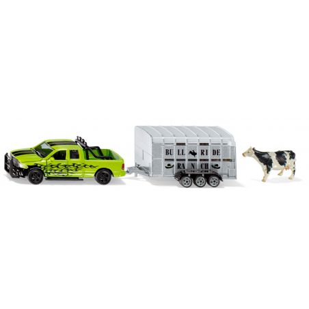 RAM 1500 with cattle trailer Die cast