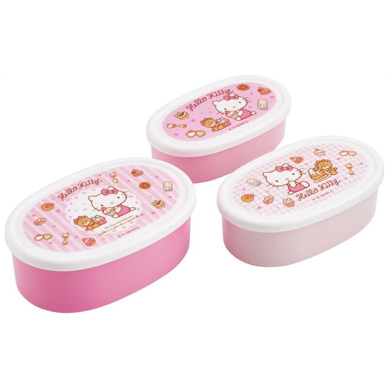 HELLO KITTY - Sweety Pink - Set of 3 bento boxes 