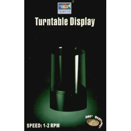 84mm x 47mm Turntable with 83mm flat top dome (Requires 1 x 1.5v AA Battery) Trumpeter TU09832