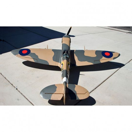 Spitfire Battle of Britain 55cc “no landing gear” ARF radio controlled thermal plane RC plane
