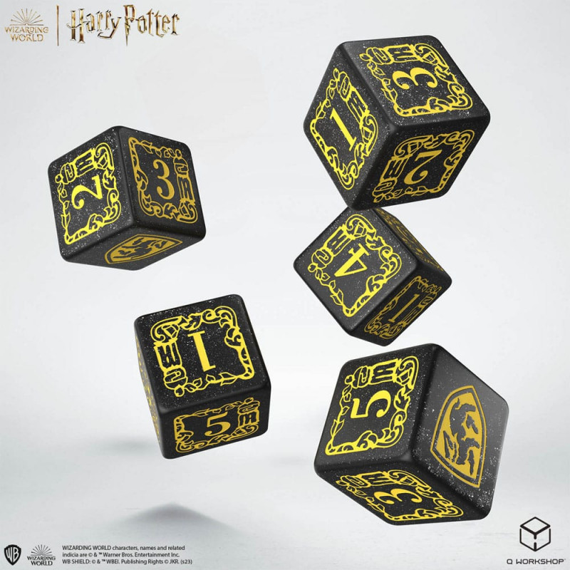 Harry Potter Hufflepuff Dice & Pouch Set (5) Dices