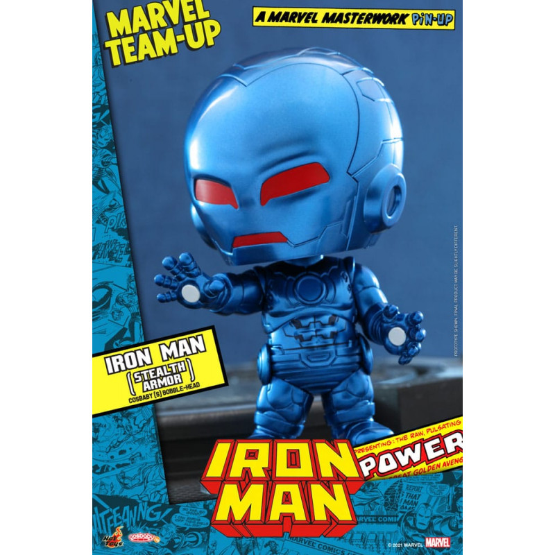 Marvel Comics Cosbaby (S) Iron Man (Stealth Armor) 10cm Figurines