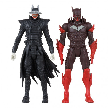 DC Direct Gaming Batman Who Laughs & Red Death (Dark Nights Metal 1) 8cm Figures & Comic Book Action figure