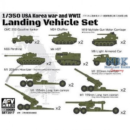 Landing Vehicle Set 2 (Korea War & WW2) Model kit