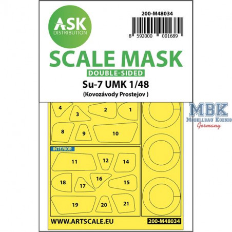 Su-7 UMK double-sided painting mask for KP 