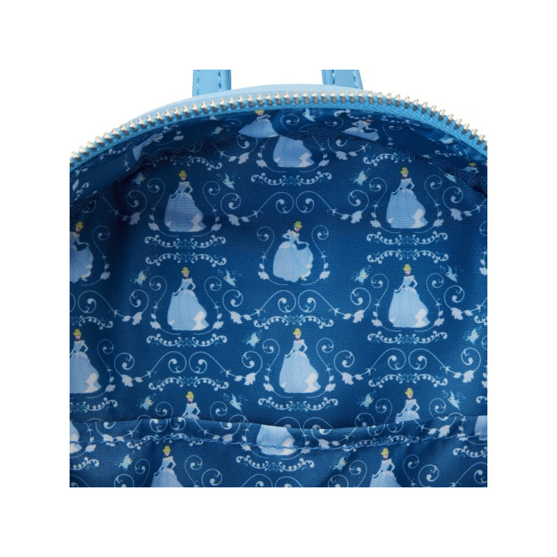 LFWDBK3123 Disney Loungefly Mini Backpack Cinderella Cinderella Princess Lenticular Series