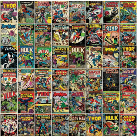 Marvel Giant Wall Mural Adhesive Comic Cover 320X183Cm 