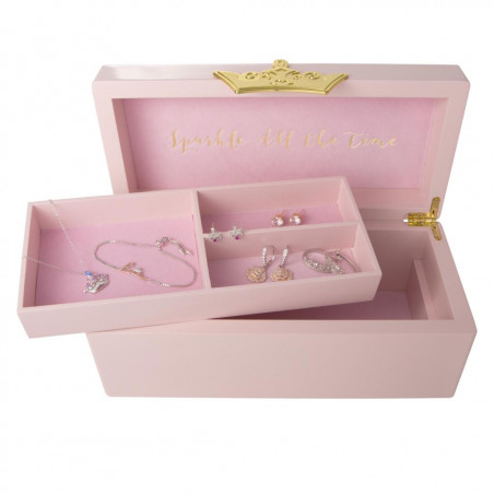 DISNEY - Princesses - Wooden Jewelery Boxes - 24x 11.5x 10 cm 