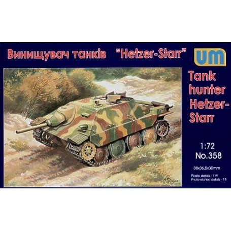 Hetzer-STARR tank hunter Model kit