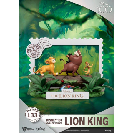 DISNEY - Lion King (Le Roi Lion) - Diorama D-Stage 100 Years of Wonder 10cm Figurine