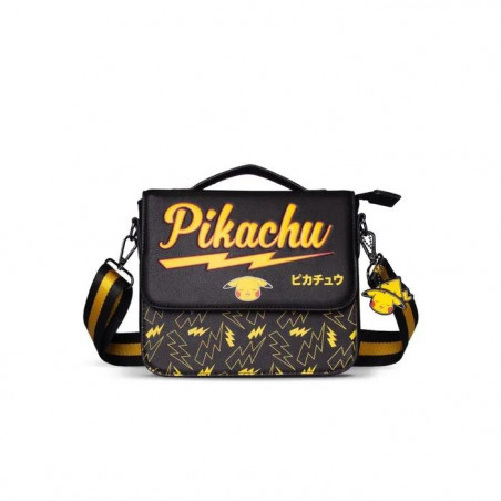 POKEMON - Pikachu 025 - Leatherette Shoulder Bag '22x7x18cm' 
