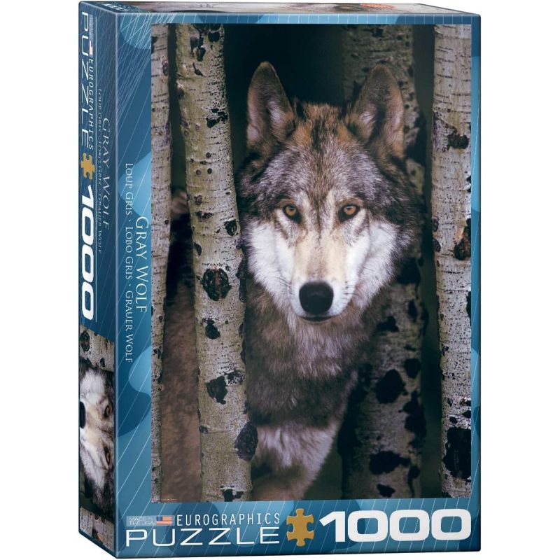 PUZZLE 1000P EUROGRAPHICS GRAY WOLVES 