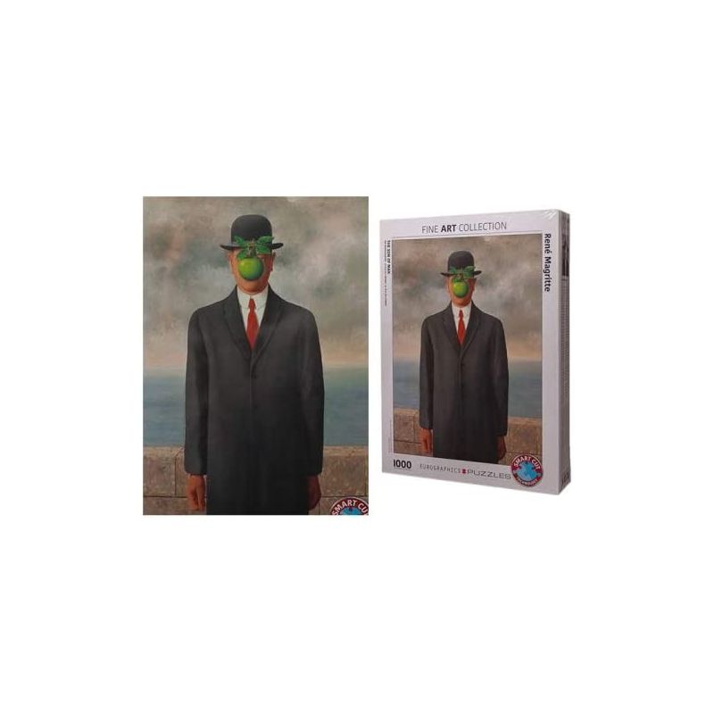 PUZZLE 1000P SON OF MAN RENE MAGRITTE EUROGRAPHICS