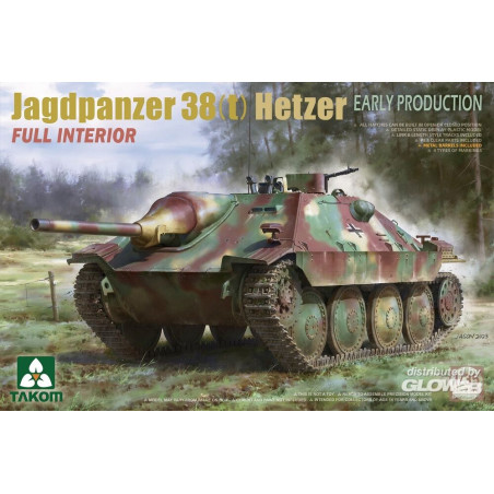 Jagdpanzer 38(t) Hetzer EARLY PRODUCTION w/FULL INTERIOR Model kit