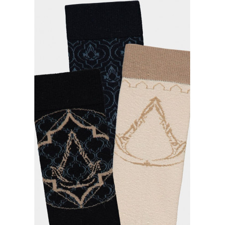 Assassin's Creed pack 3 pairs of Logos socks 39-42 