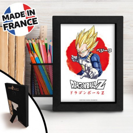 Dragon Ball Z - Black Kraft Frame - Asian Art - Vegeta Super Saiyan 