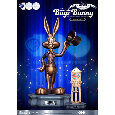 Looney Tunes 100th anniversary of Warner Bros. Studios Master Craft Bugs Bunny 46cm Statue