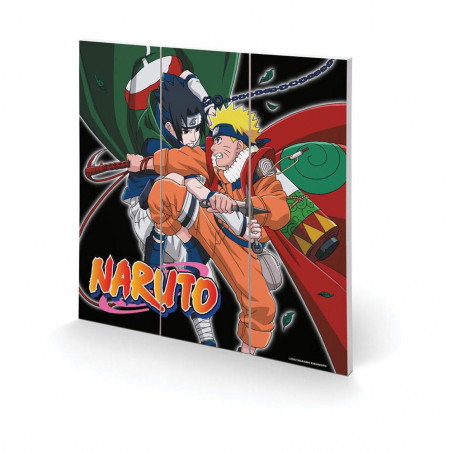 Naruto wooden board Training to surpass the other 