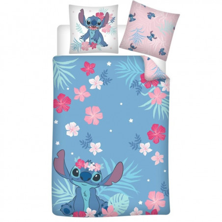 DISNEY - Bed set 140x200cm - Stitch Blue Dream '100% Cotton' 