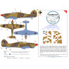 Hawker Hurricane Mk.IID Tropical Pattern A Camouflage pattern paint masks (designed to 