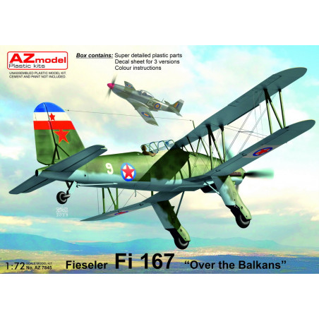Fi 167 'Over the Balkans' new mould (not a PAVLA kit) Model kit