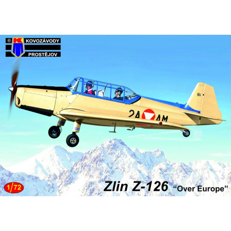 Zlin Z-126 'Over Europe' re-box, new decals Model kit