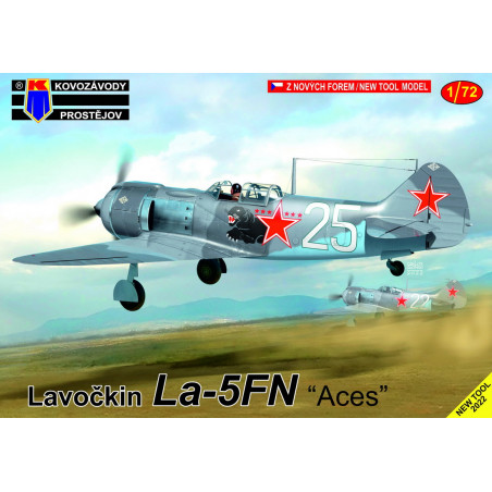 Lavockin La-5FN 'Aces' re-box, new decals Model kit