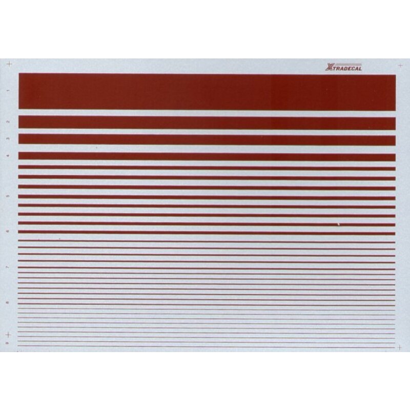 Decals Stripes Roundel Red 