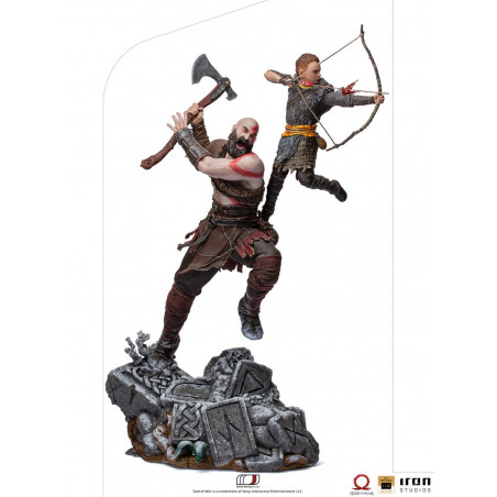 God of War: Kratos and Atreus 1:10 Scale Statue Figurine
